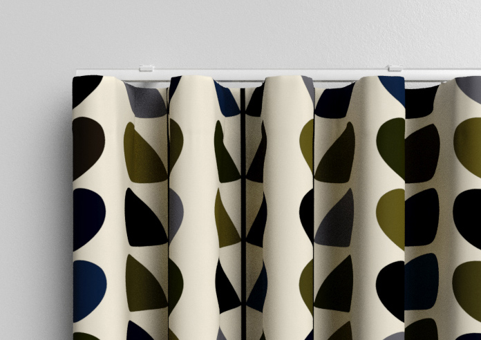 Orla Kiely Multi Stem, Moss - Made to Measure Curtains - Image 13